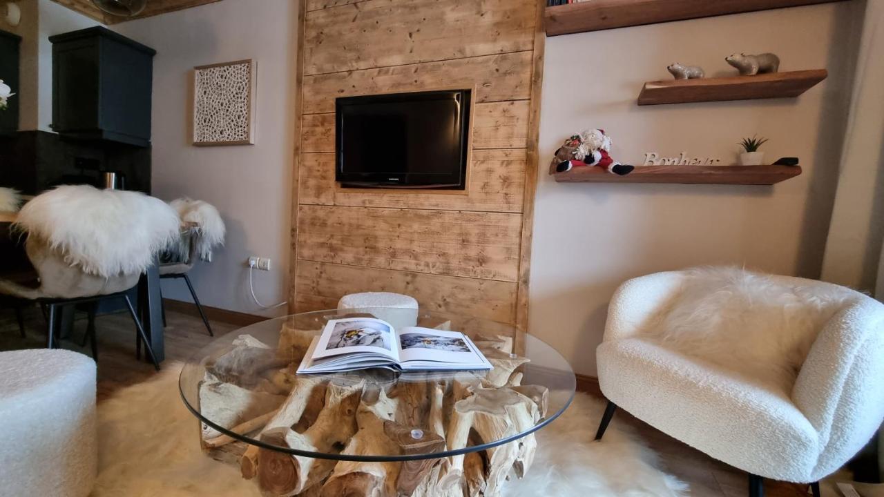 Arc 1950, Appartement Standing Dans Residence 5 Etoiles, Skis Aux Pieds,- 4-6 Pers, Piscine Exterieure & Spa Les Arcs  エクステリア 写真